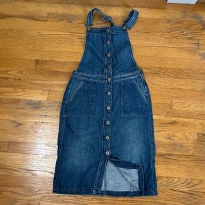 Tommy Hilfiger denim overall midi dress